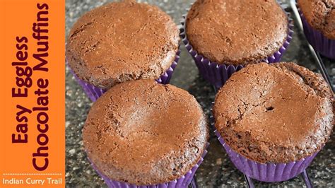 Easy Eggless Chocolate Muffins Eggless Butterless Chocolate Muffins