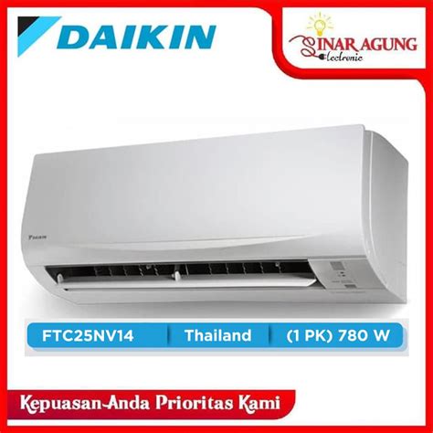 Khusus Pengiriman Jabodebek Ac Split Daikin Ftc25nv14 Putih 1 Pk Unit Only Lazada