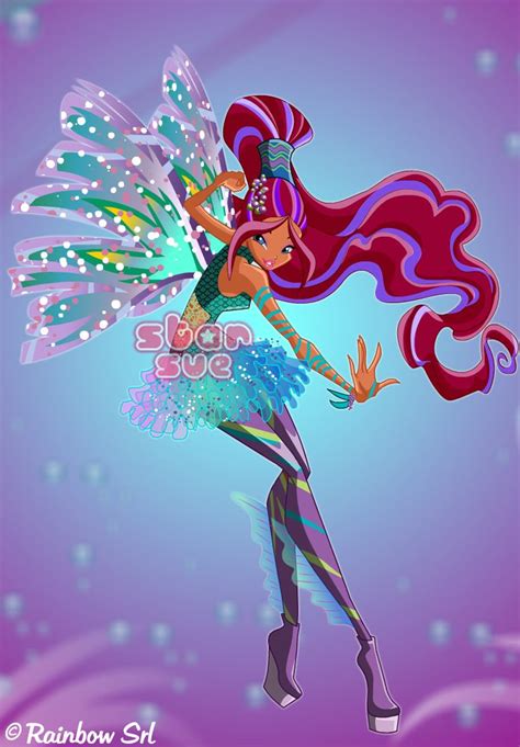 Winx Club Fairy Of Waves Aisha Sirenix Style Dress Up Game Winx Club