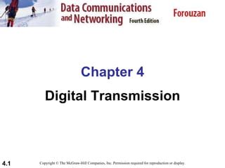 Chapter 4 - Digital Transmission | PPT