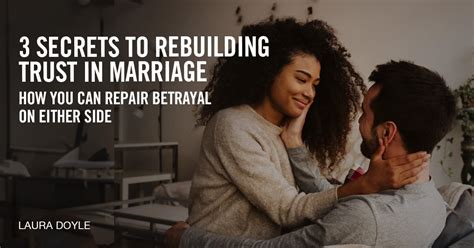 3 Secrets To Rebuilding Trust In Marriage