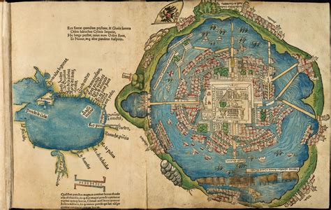 Mapa De Tenochtitlan Mapas Milhaud