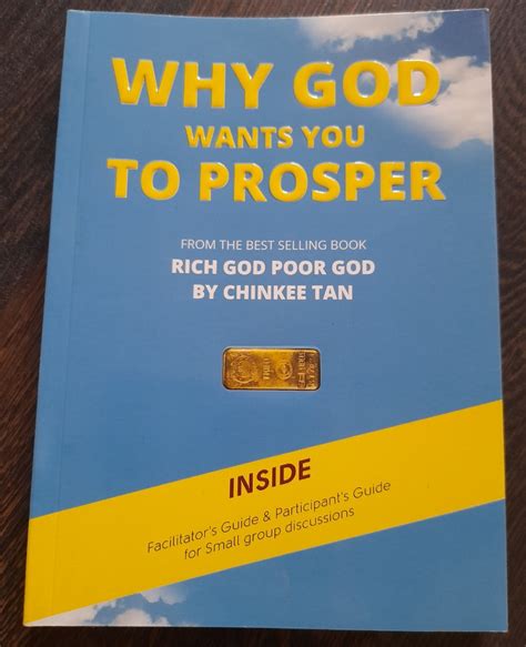 Why God Wants You To Prosper Rich God Poor God Hobbies Toys Books