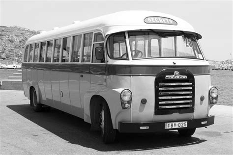 Wall Art Bus Auf Der Insel Gozo By Angelika Stern Premium Poster