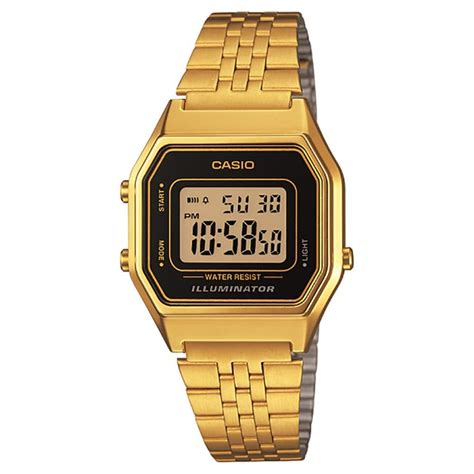 Relogio Casio Digital Feminino Dourado Extra