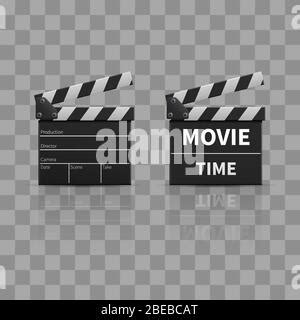 Klappe Symbol Film Kino Film Symbol Stock Vektorgrafik Alamy