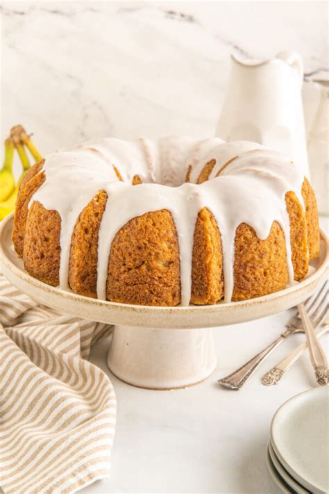 Banana Bundt Cake The Novice Chef