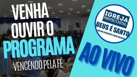 PROGRAMA VENCENDO PELA FÉ 02 06 2023 23h YouTube