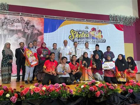 Pertandingan Sketsa Rukun Negara SMK Sungai Rambai Melaka