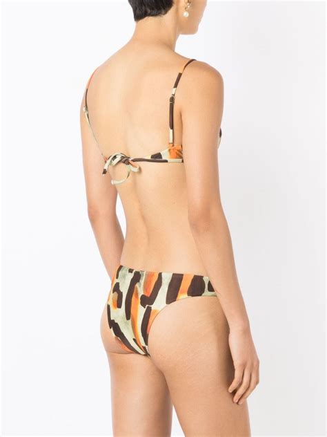 Lenny Niemeyer Caju Triangle Cup Bikini Top Multicolour FARFETCH