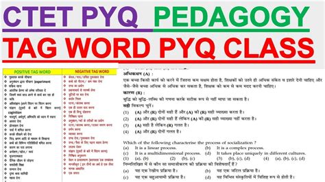 Ctet Pyq Pedagogy Ctet July Youtube