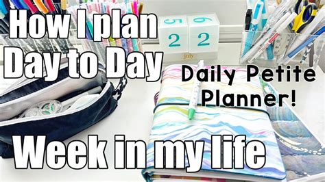 WEEK IN MY PLANNER DAY TO DAY PLAN WITH ME ERIN CONDREN DAILY