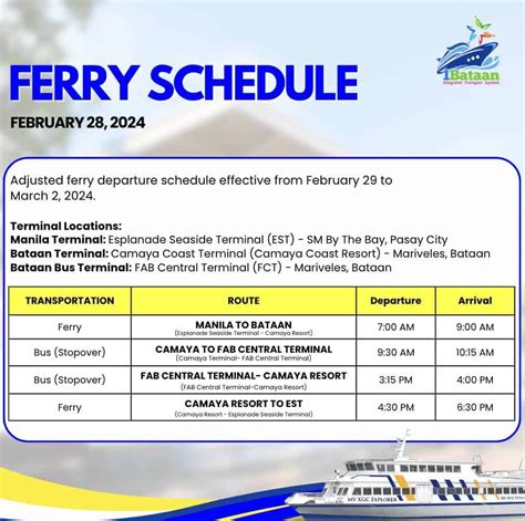 2024 Manila To Bataan In 1 Hour How To Travel By Ferry Philippine