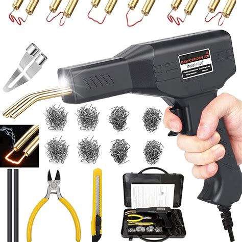 W Plastic Welder Plastic Welding Kit With Pcs Hot Staples Pcs Pp Plastic Welding Rods