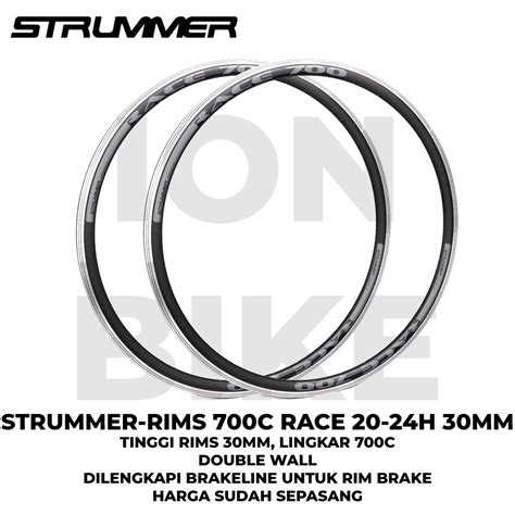 Jual Velg Strummer Race C Hole Mm Brakeline Cnc Rim Rims