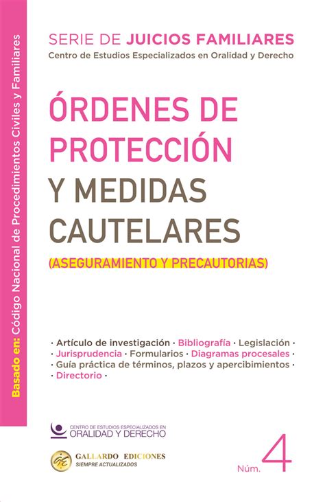 Órdenes de Protección y Medidas Cautelares Aseguramiento y