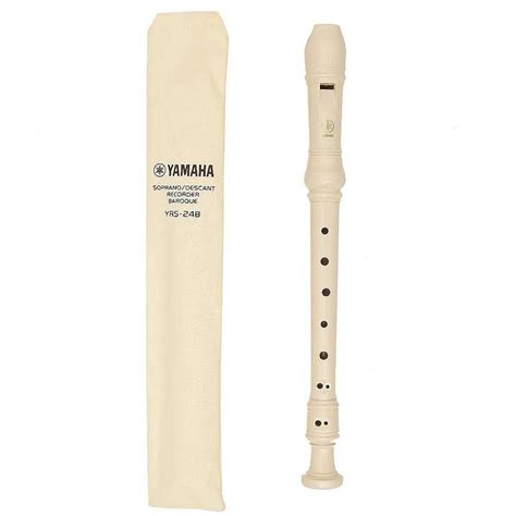 Flauta Doce Soprano Barroca YRS 24B Yamaha em Promoção Ofertas na