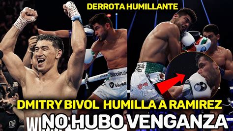 HUMILLANTE Dmitry Bivol vence al Zurdo Ramírez en Abu Dabi y retiene