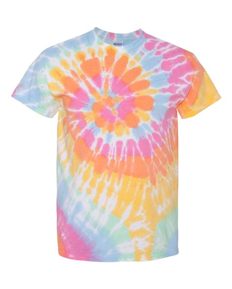 Tie Dyed 200ms Multi Color Spiral Short Sleeve T Shirt 658 Mens