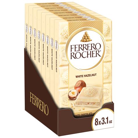 Snapklik.com : Ferrero Rocher Premium White Chocolate Hazelnut Bars