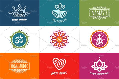 Yoga Graphics Graphic Objects Creative Market