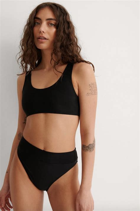 Bikini med hög midja snygga fynd