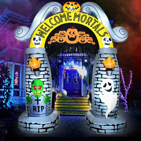 Rocinha Ft Giant Halloween Inflatables Archway Huge Halloween Blow