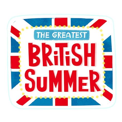 Great British Summer Sticker Set Liv Wan Illustration