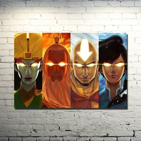 Avatar The Legend Of Korra Hot Anime Comic Art Silk Poster Print Inches Home