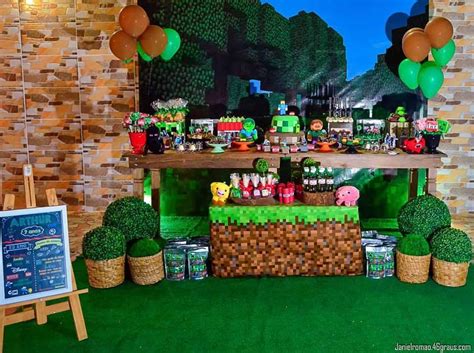 Festa Minecraft Modelos E Ideias Para Decora O Incr Veis