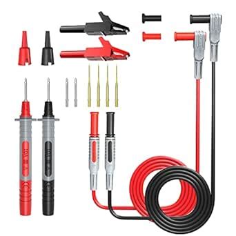 Cleqee Messleitungen Kit F R Multimeter Mm Bananenstecker