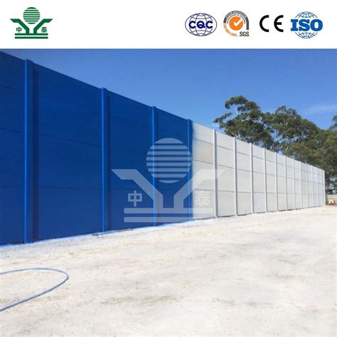 Zhongtai Exterior Sound Barrier China Manufacturers Sound Wall Construction 1.0mm 1.2mm 1.5mm ...