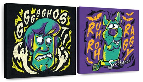 Scooby Doo And Shaggy Fright Wall Art Digital Art