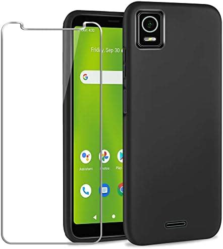 Amazon YJROP For Cricket Debut Smart Case With Tempered Glass