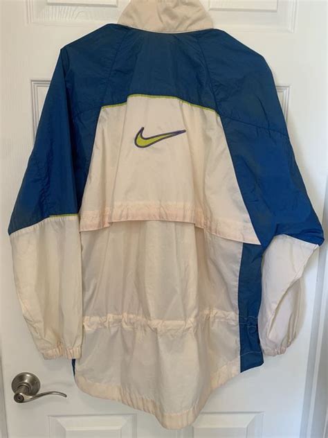 Nike Vintage 90s Nike Big Swoosh Embroidered Jacket Grailed