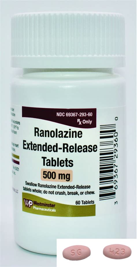 Ranolazine Extended Release Tablets — Westminster Pharmaceuticals