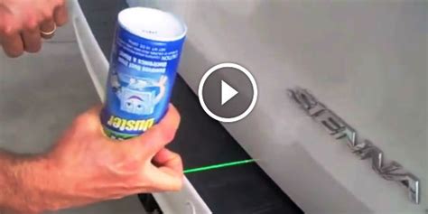 Amazing Tutorial How To Repair The Small Dents On Your Car With Dry Ice No Car No Fun