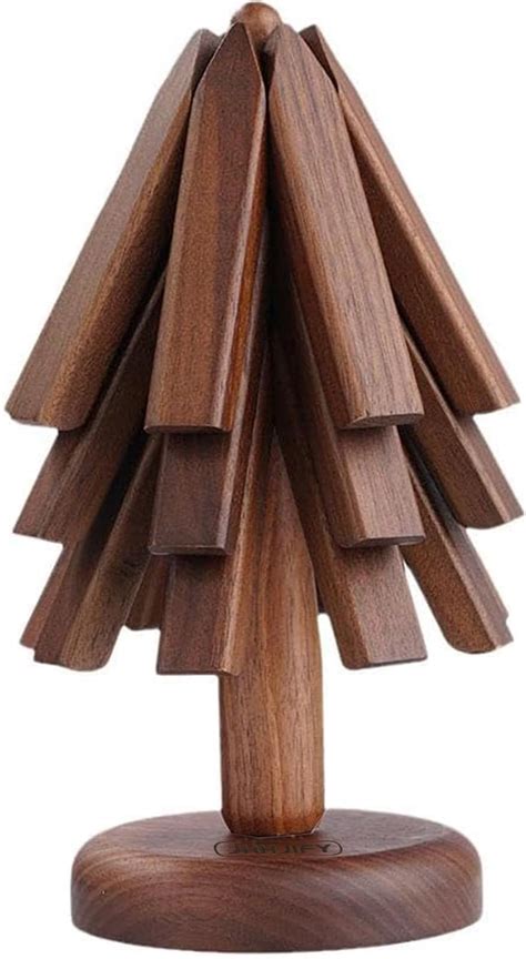 Amazon Wooden Tree Trivet Wooden Trivets For Hot Dishes Tree Shape Trivet Set Coaster For