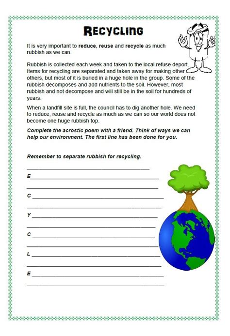 The Importance Of Recycling Speech