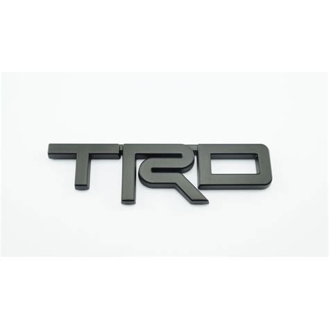 Metal Trd Logo Emblem 3d Decal Back Rear For Toyota Cars Shopee Philippines