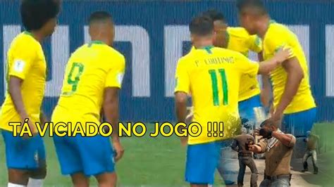 Neymar Comemora Gol Em Refer Ncia Ao Game Counter Strike Csgo Youtube