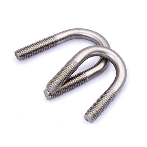 DIN 3570 A2 70 A4 80 U Bolts Stainless Steel Stirrup Bolt