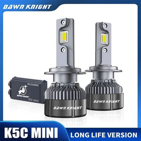 Автомобільні LED лампи DawnKnight K5C mini H11 6000k з обманкою Canbus