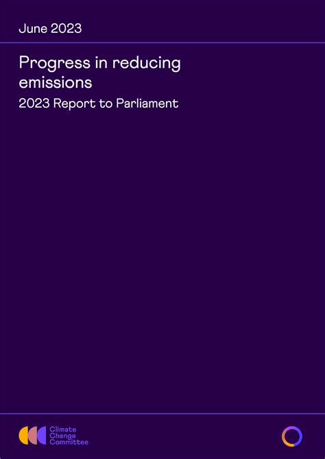 2023 Progress Report to Parliament - Climate Change Committee