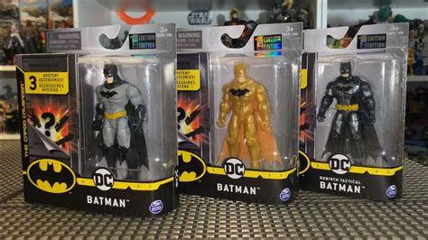 Dc Spin Master Batman Inch Figures Rebirth Gold Rebirth Tactical