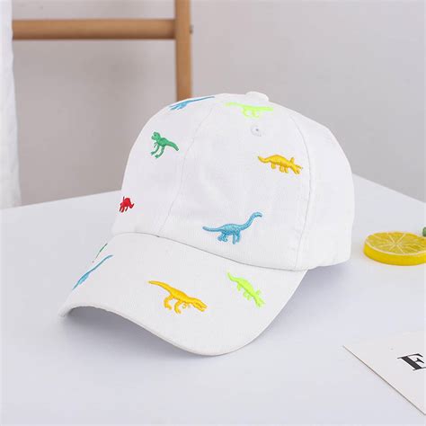 Oalirro Toddler Sun Hat Kids Baseball Hat Toddler Boys Girls Sun Protection Cotton Hats Dinosaur ...