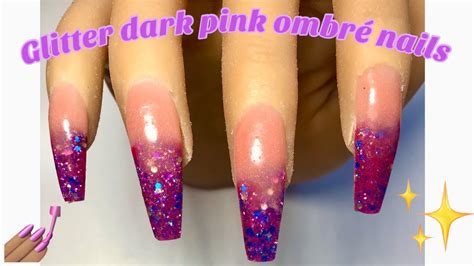 Galaxy Glitter Ombr Nails How To Encapsulate Using Polygel Tutorial