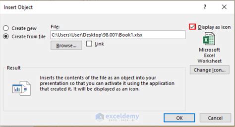How To Insert An Excel File Into Powerpoint As An Icon Exceldemy