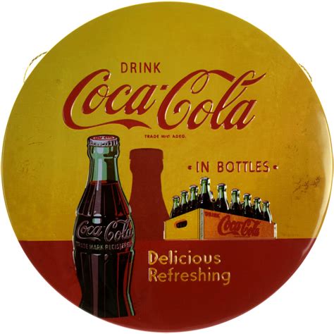 Металлическая Табличка "Пейте Кока-Колу В Бутылках / Drink Coca-Cola In ...