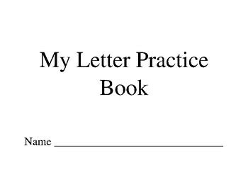 Letter Formation Practice Book Ufli Sequence Lined By Kristine